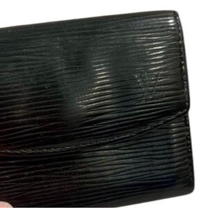 Louis Vuitton Black Epi Leather Wallet